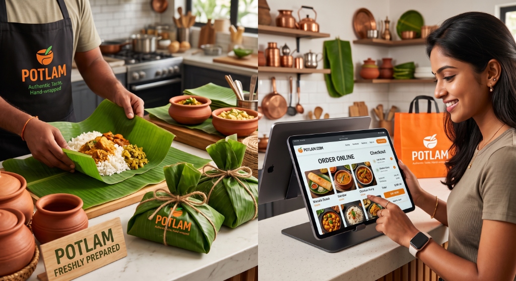 Potlam Authentic Kitchen Meets Cloud POS & Online Ordering
